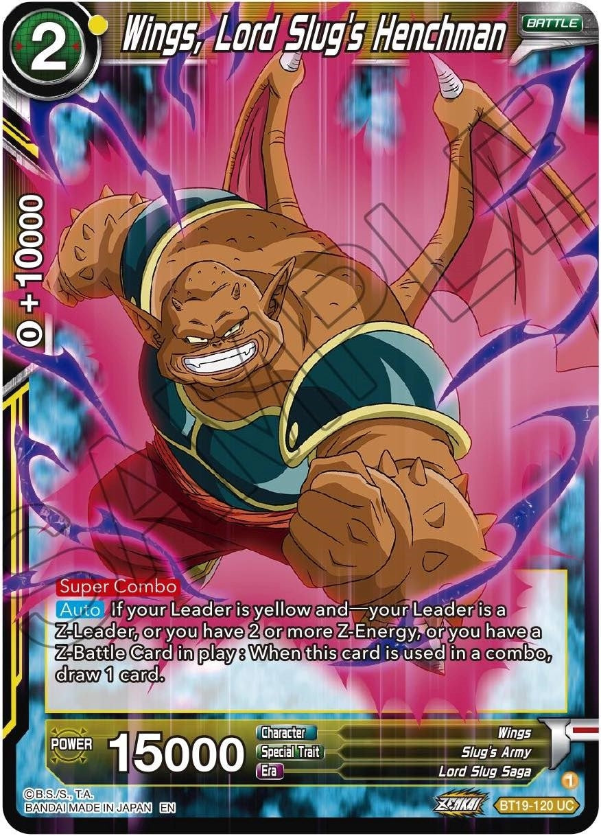 Image for Wings, Lord Slug's Henchman (Fighter's Ambition) (BT19-120) - Dragon Ball Super: Masters