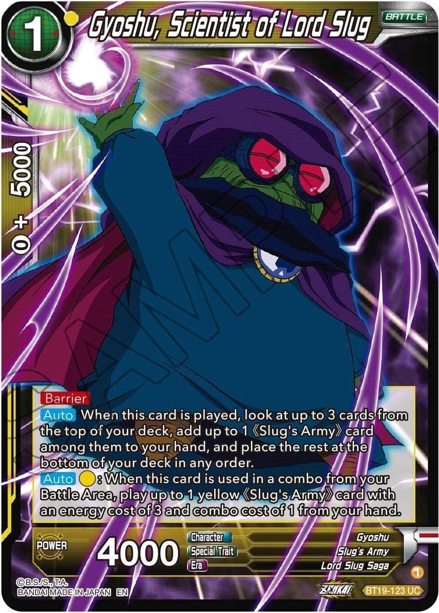 Image for Gyoshu, Scientist of Lord Slug (Fighter's Ambition) (BT19-123) - Dragon Ball Super: Masters