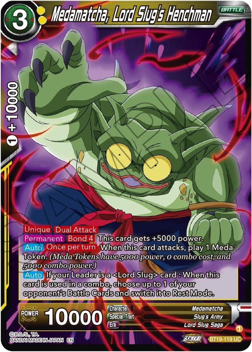 Image for Medamatcha, Lord Slug's Henchman (Fighter's Ambition) (BT19-119) - Dragon Ball Super: Masters