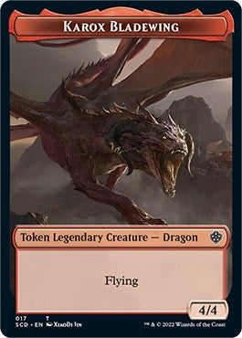 Image for Karox Bladewing Double-Sided Token (Starter Commander Decks) (17) - Magic: The Gathering