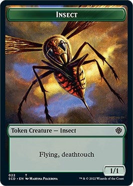 Image for Insect // Cat Double-Sided Token (Starter Commander Decks) (22 // 3) - Magic: The Gathering