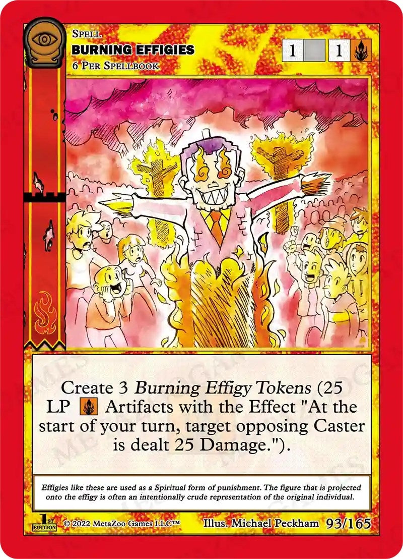 Image for Burning Effigies (Seance: First Edition) (93/165) - MetaZoo