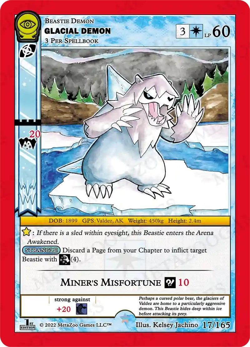 Image for Glacial Demon (Seance: First Edition) (17/165) - MetaZoo
