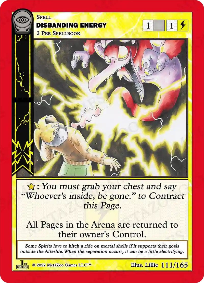 Image for Disbanding Energy (Seance: First Edition) (111/165) - MetaZoo
