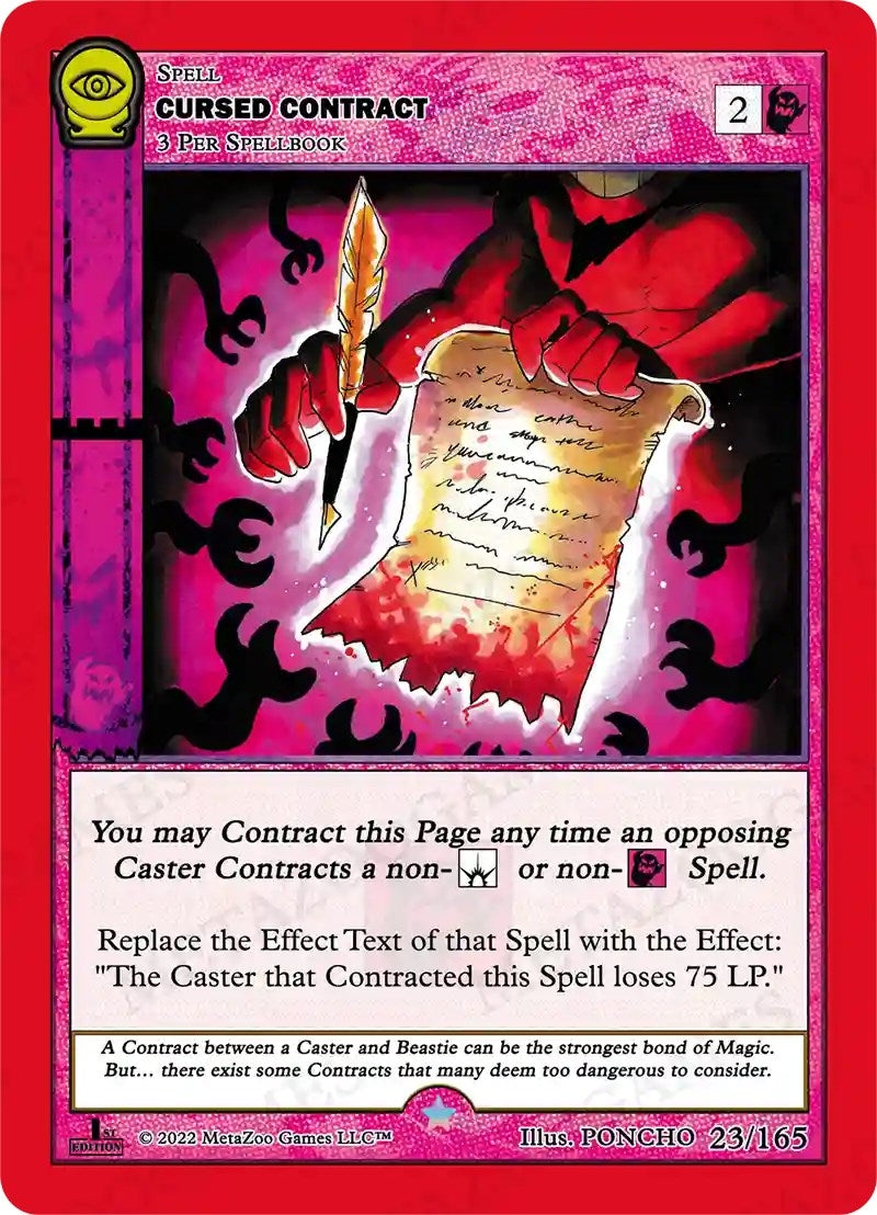 Image for Cursed Contract (Seance: First Edition) (23/165) - MetaZoo