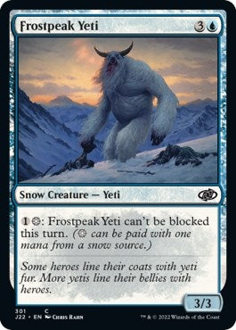 Image for Frostpeak Yeti (Jumpstart 2022) (301) - Magic: The Gathering