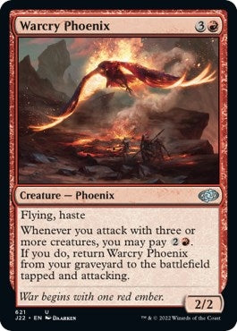 Image for Warcry Phoenix (Jumpstart 2022) (621) - Magic: The Gathering