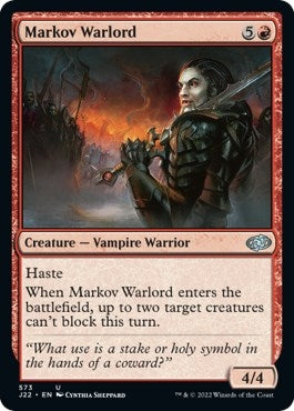 Image for Markov Warlord (Jumpstart 2022) (573) - Magic: The Gathering