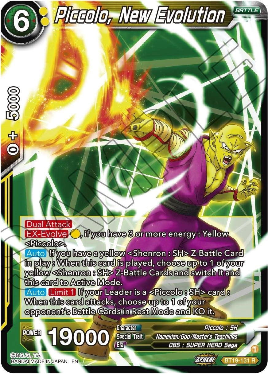 Image for Piccolo, New Evolution (Fighter's Ambition) (BT19-131) - Dragon Ball Super: Masters