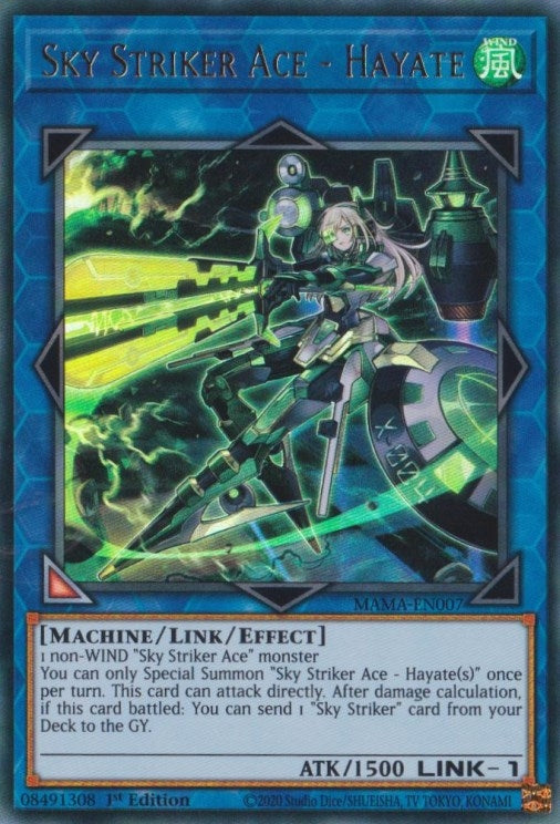 Image for Sky Striker Ace - Hayate (Magnificent Mavens) (MAMA-EN007) - YuGiOh