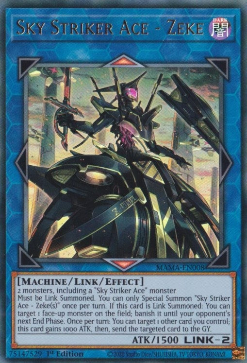Image for Sky Striker Ace - Zeke (Magnificent Mavens) (MAMA-EN008) - YuGiOh