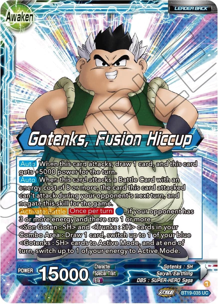Image for Son Goten & Trunks // Gotenks, Fusion Hiccup (Fighter's Ambition) (BT19-035) - Dragon Ball Super: Masters