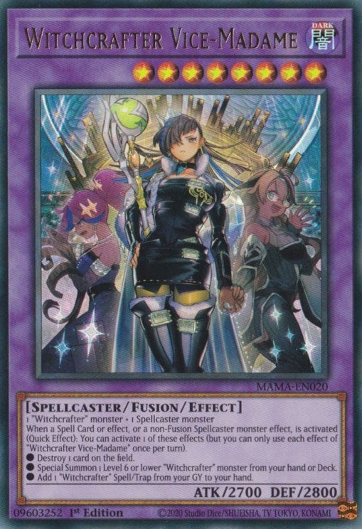 Image for Witchcrafter Vice-Madame (Magnificent Mavens) (MAMA-EN020) - YuGiOh