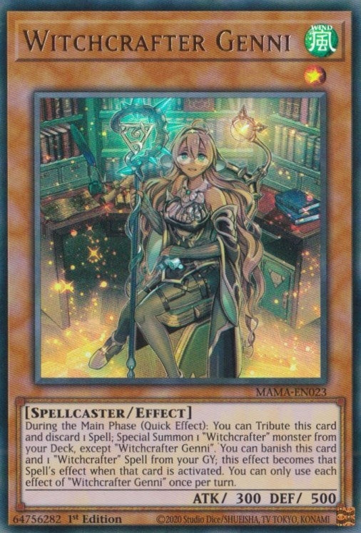 Image for Witchcrafter Genni (Magnificent Mavens) (MAMA-EN023) - YuGiOh
