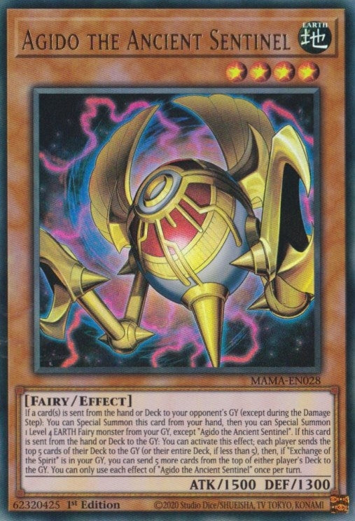 Image for Agido the Ancient Sentinel (Magnificent Mavens) (MAMA-EN028) - YuGiOh