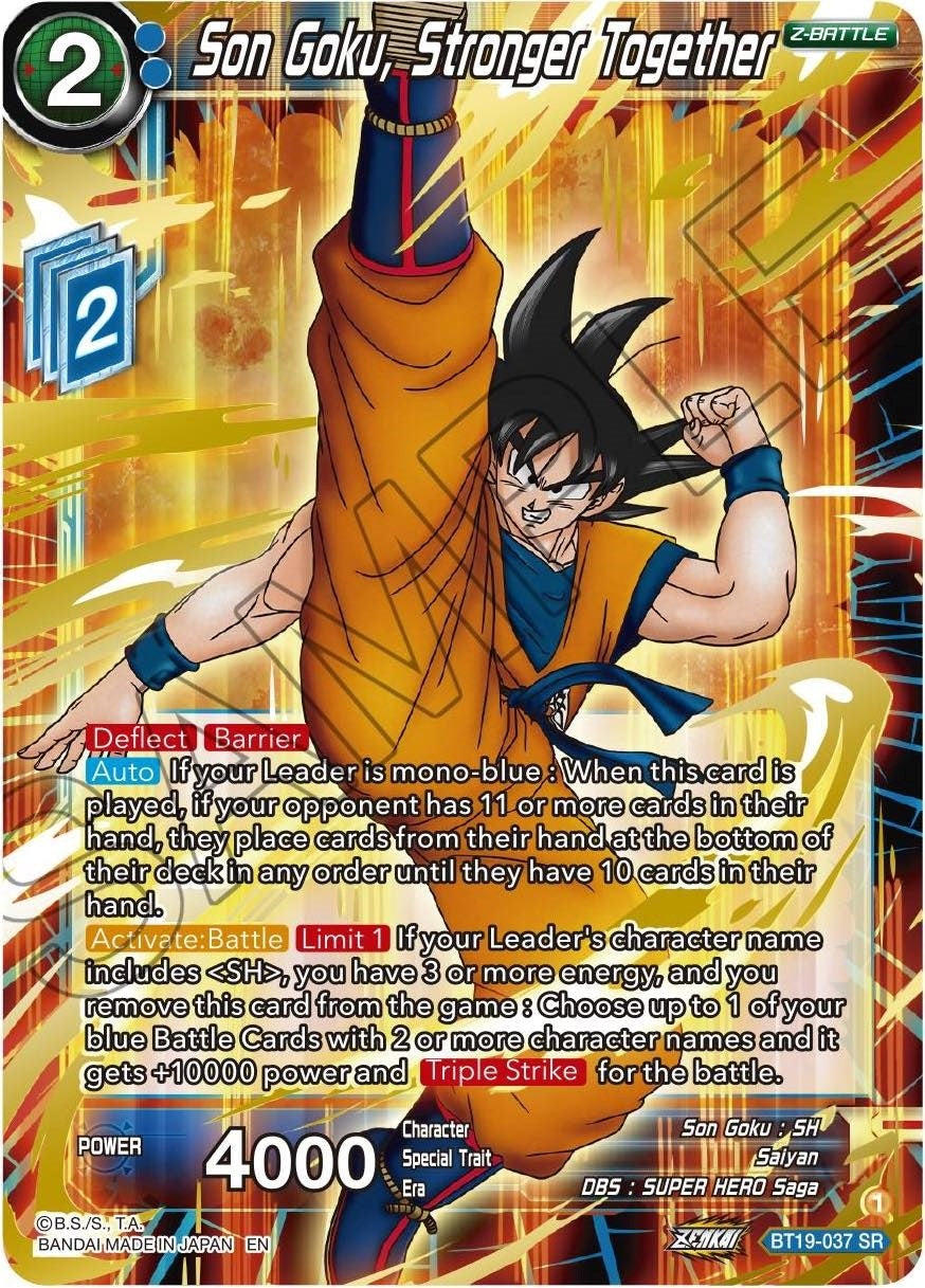 Image for Son Goku, Stronger Together (Fighter's Ambition) (BT19-037) - Dragon Ball Super: Masters