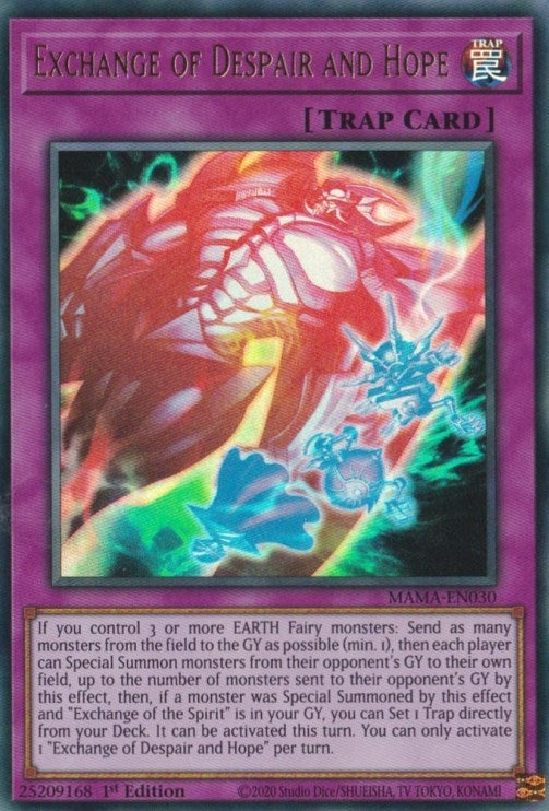 Image for Exchange of Despair and Hope (Magnificent Mavens) (MAMA-EN030) - YuGiOh