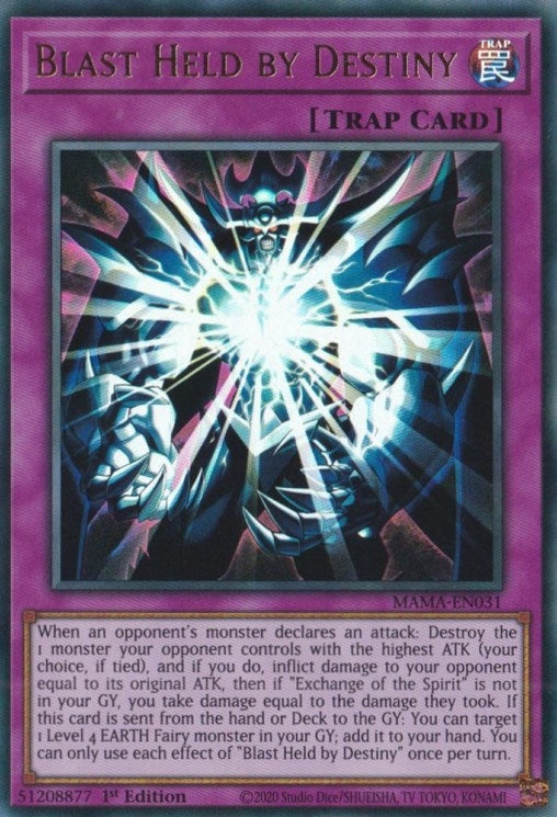 Image for Blast Held by Destiny (Magnificent Mavens) (MAMA-EN031) - YuGiOh