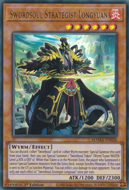 Image for Swordsoul Strategist Longyuan (Magnificent Mavens) (MAMA-EN036) - YuGiOh