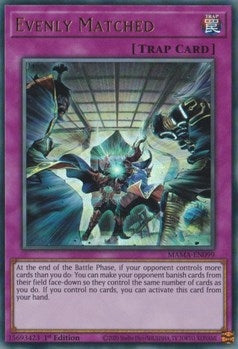 Image for Evenly Matched (Magnificent Mavens) (MAMA-EN099) - YuGiOh