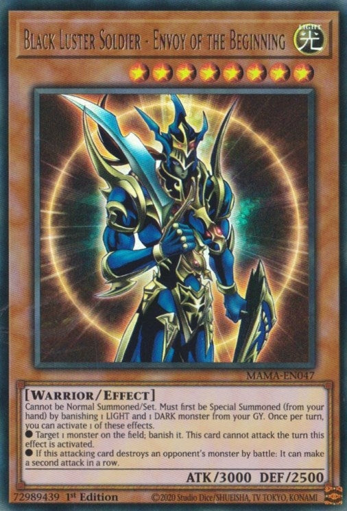 Image for Black Luster Soldier - Envoy of the Beginning (Magnificent Mavens) (MAMA-EN047) - YuGiOh