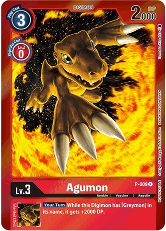 Image for Agumon (Gift Box 2022) (P-009 P) (D-PR) - Digimon Card Game
