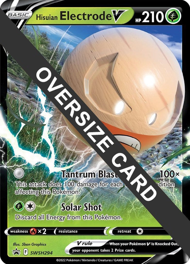 Image for Hisuian Electrode V - SWSH294 (Jumbo Cards) (SWSH294) - Pokemon