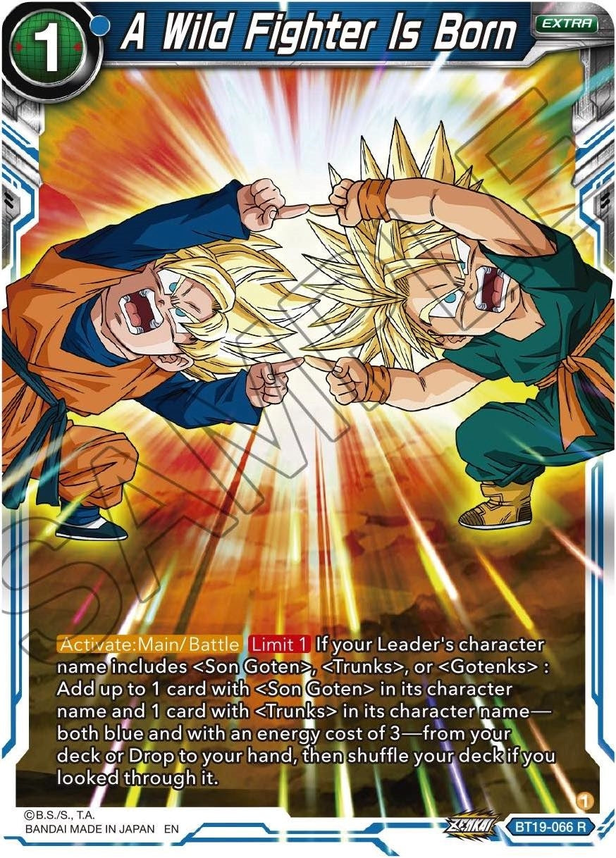 Image for A Wild Fighter Is Born (Fighter's Ambition) (BT19-066) - Dragon Ball Super: Masters