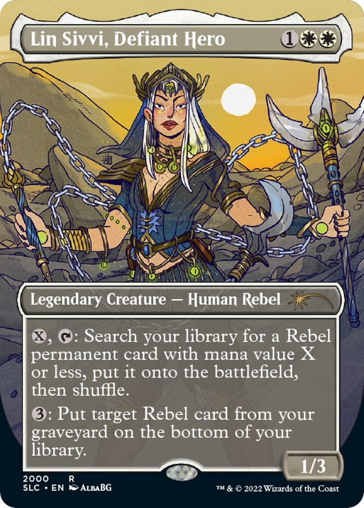 Image for Lin Sivvi, Defiant Hero (Secret Lair: 30th Anniversary Countdown Kit) (2000) - Magic: The Gathering
