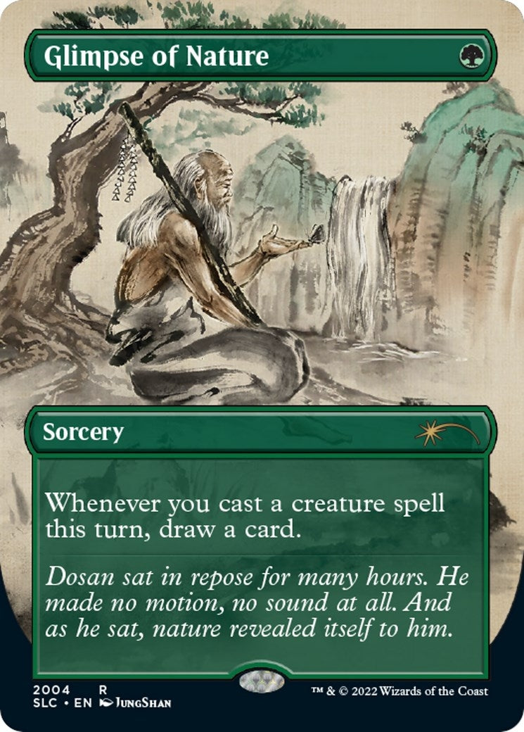 Image for Glimpse of Nature (Secret Lair: 30th Anniversary Countdown Kit) (2004) - Magic: The Gathering