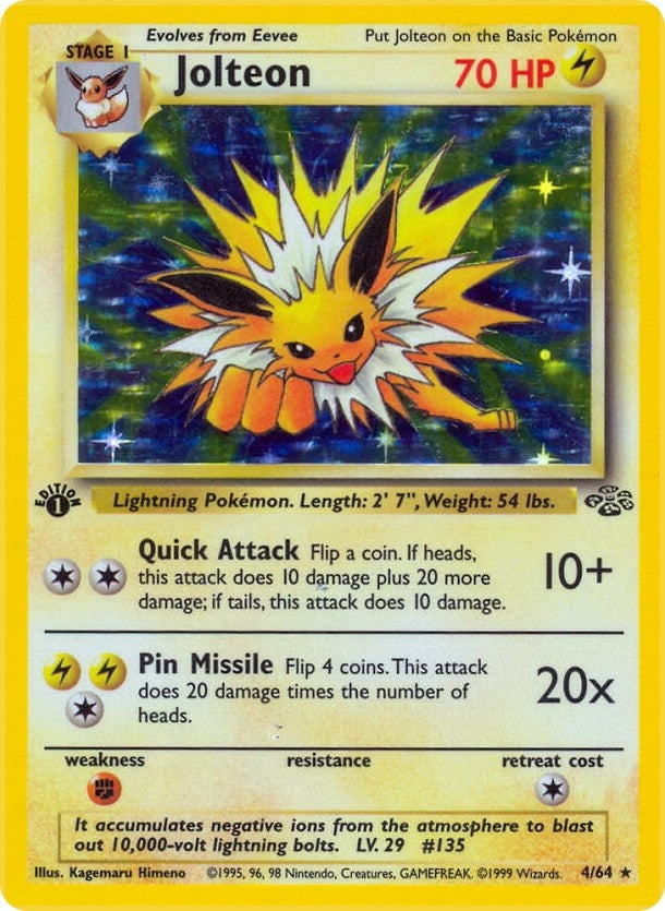 Image for Jolteon (4) (Jungle) (04/64) - Pokemon
