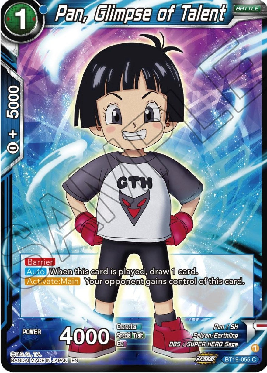 Image for Pan, Glimpse of Talent (Fighter's Ambition) (BT19-055) - Dragon Ball Super: Masters