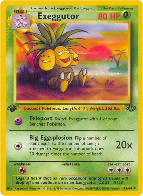 Image for Exeggutor (Jungle) (35/64) - Pokemon