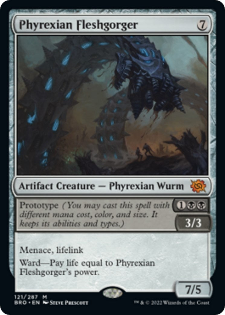 Image for Phyrexian Fleshgorger (The Brothers' War) (121) - Magic: The Gathering