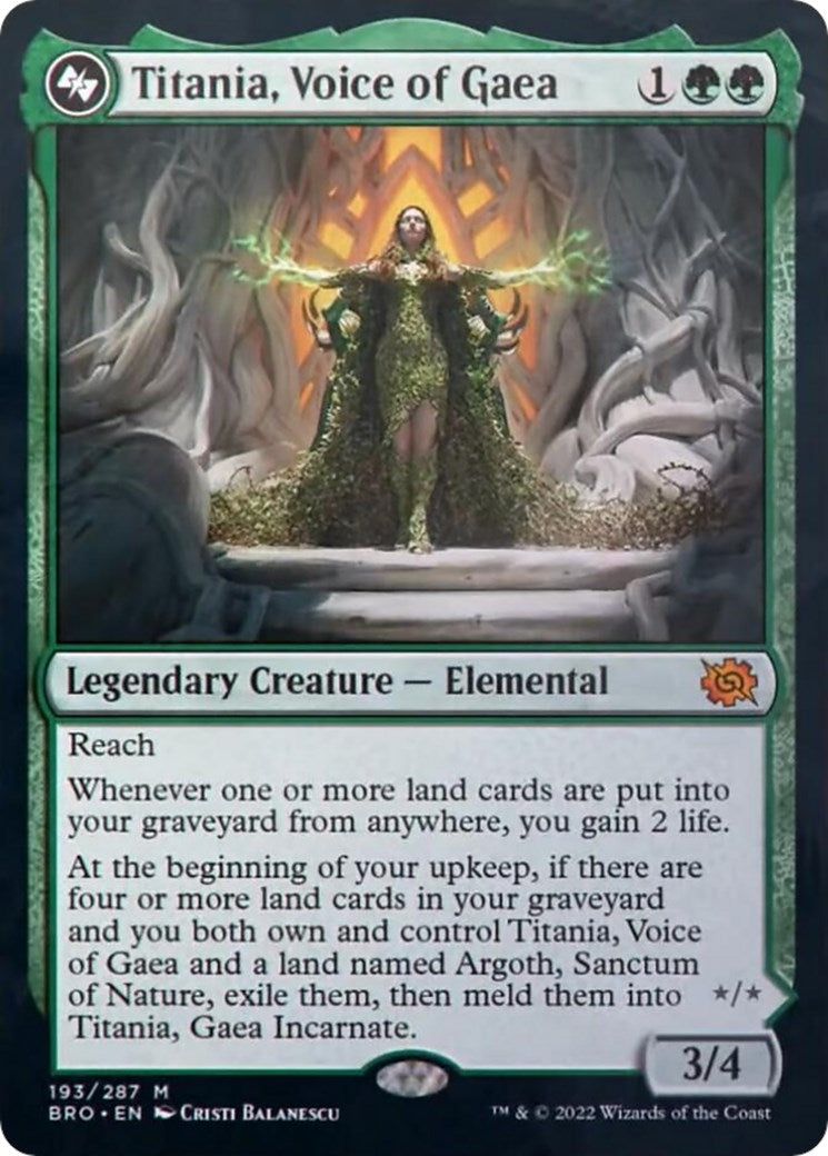 Image for Titania, Voice of Gaea (The Brothers' War) (193) - Magic: The Gathering
