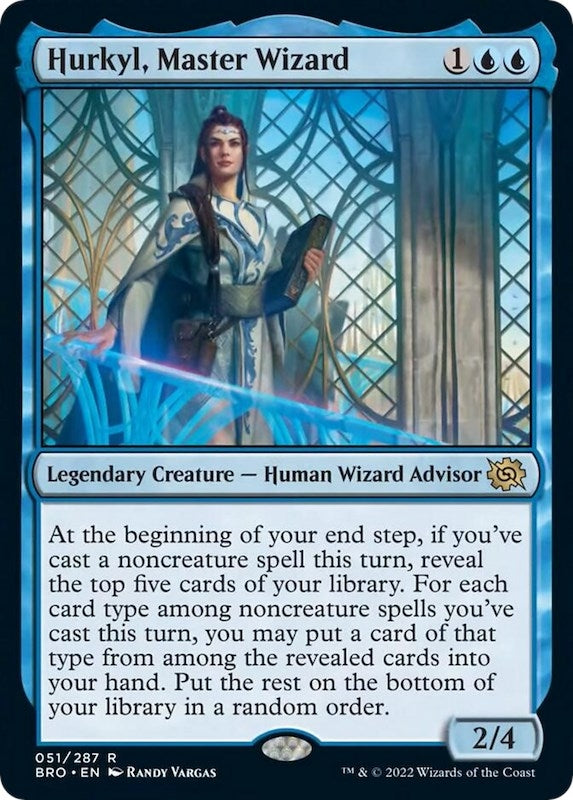 Image for Hurkyl, Master Wizard (The Brothers' War) (51) - Magic: The Gathering