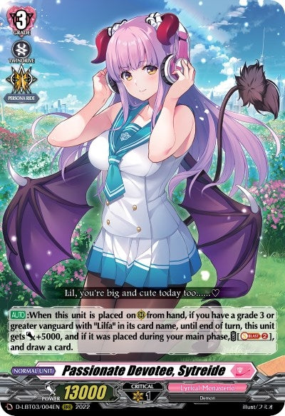 Image for Passionate Devotee, Sytreide (D-LBT03: Lyrical Monasterio ~Summertime Memories!~) (D-LBT03/004EN) - Cardfight Vanguard