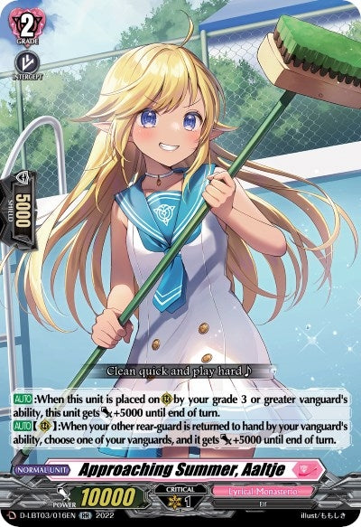 Image for Approaching Summer, Aaltje (D-LBT03: Lyrical Monasterio ~Summertime Memories!~) (D-LBT03/016EN) - Cardfight Vanguard