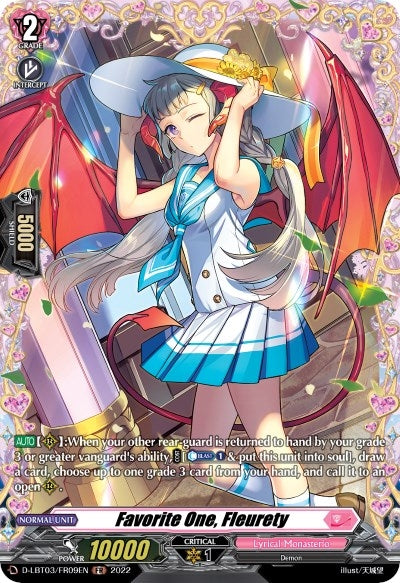 Image for Favorite One, Fleurety (FR) (D-LBT03: Lyrical Monasterio ~Summertime Memories!~) (D-LBT03/FR09EN) - Cardfight Vanguard