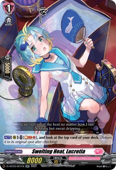 Image for Swelting Heat, Lucretia (D-LBT03: Lyrical Monasterio ~Summertime Memories!~) (D-LBT03/021EN) - Cardfight Vanguard