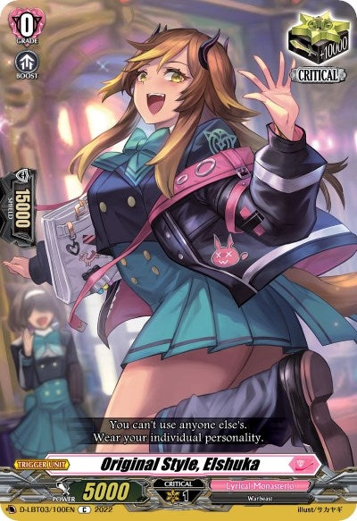 Image for Original Style, Elshuka (D-LBT03: Lyrical Monasterio ~Summertime Memories!~) (D-LBT03/100EN) - Cardfight Vanguard