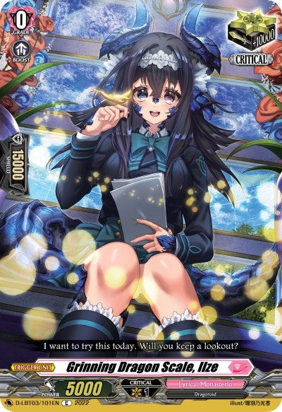 Image for Grinning Dragon Scale, Ilze (D-LBT03: Lyrical Monasterio ~Summertime Memories!~) (D-LBT03/101EN) - Cardfight Vanguard