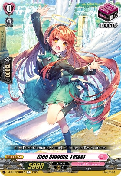 Image for Glee Singing, Tetoel (D-LBT03: Lyrical Monasterio ~Summertime Memories!~) (D-LBT03/104EN) - Cardfight Vanguard