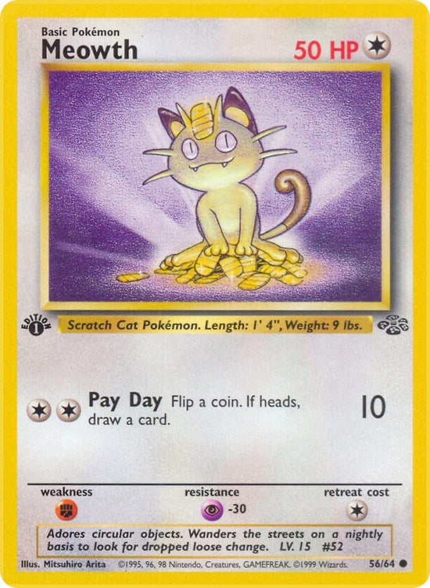 Image for Meowth (Jungle) (56/64) - Pokemon
