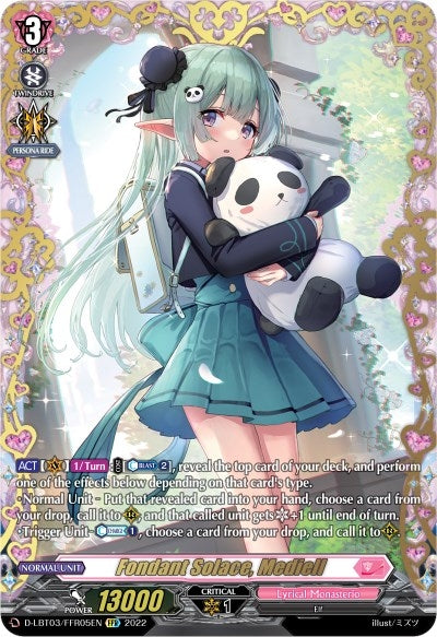 Image for Fondant Solace, Mediell (FFR) (D-LBT03: Lyrical Monasterio ~Summertime Memories!~) (D-LBT03/FFR05EN) - Cardfight Vanguard