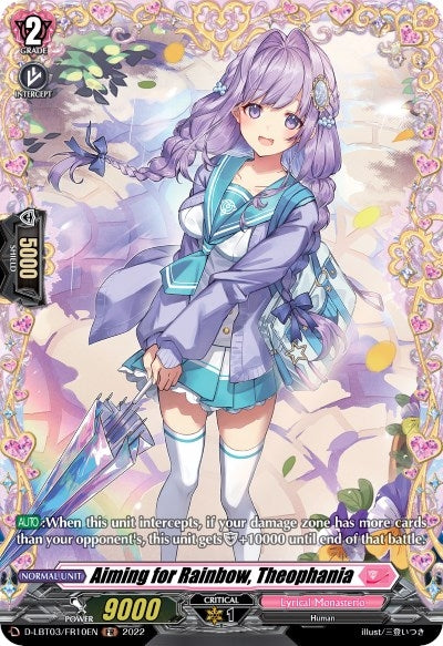 Image for Aiming for Rainbow, Theophania (FR) (D-LBT03: Lyrical Monasterio ~Summertime Memories!~) (D-LBT03/FR10EN) - Cardfight Vanguard