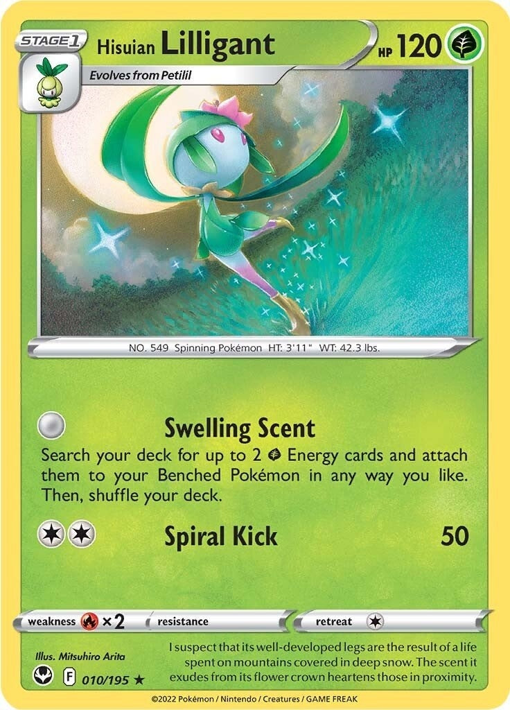 Image for Hisuian Lilligant (SWSH12: Silver Tempest) (010/195) - Pokemon