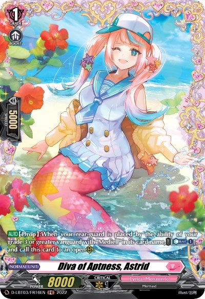 Image for Diva of Aptness, Astrid (FR) (D-LBT03: Lyrical Monasterio ~Summertime Memories!~) (D-LBT03/FR16EN) - Cardfight Vanguard