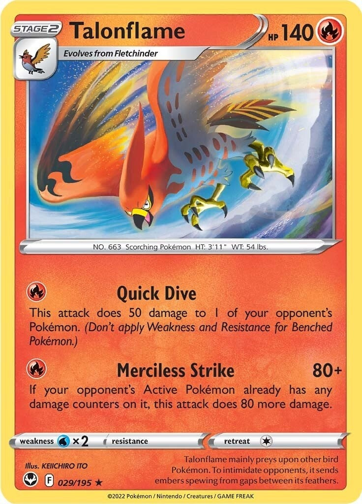Image for Talonflame (SWSH12: Silver Tempest) (029/195) - Pokemon