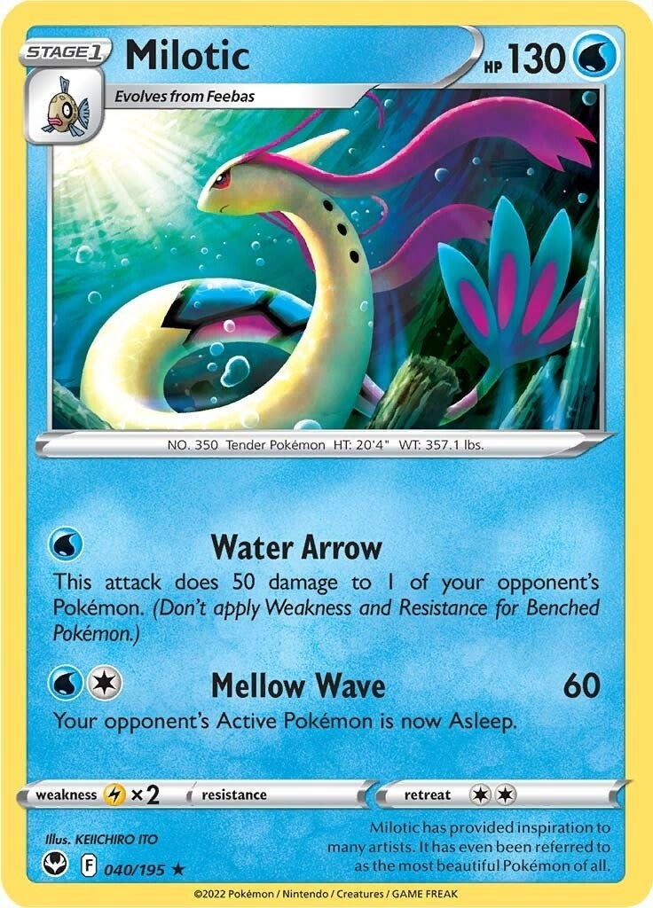 Image for Milotic (SWSH12: Silver Tempest) (040/195) - Pokemon